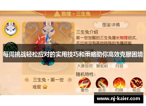 每周挑战轻松应对的实用技巧和策略助你高效克服困境 每周挑战轻松应对的实用技巧和策略助你高效克服困境