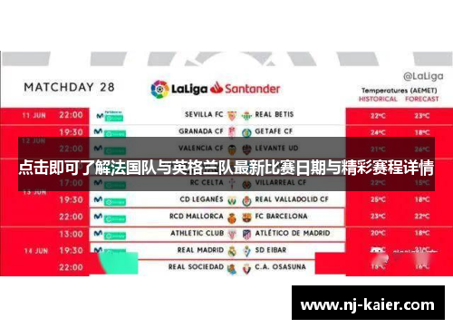 点击即可了解法国队与英格兰队最新比赛日期与精彩赛程详情 点击即可了解法国队与英格兰队最新比赛日期与精彩赛程详情